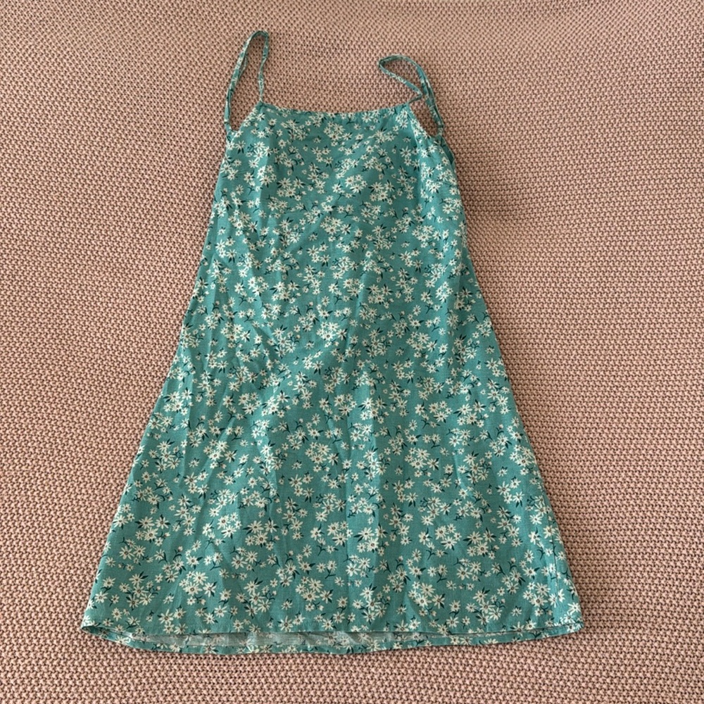 American eagle floral linen dress